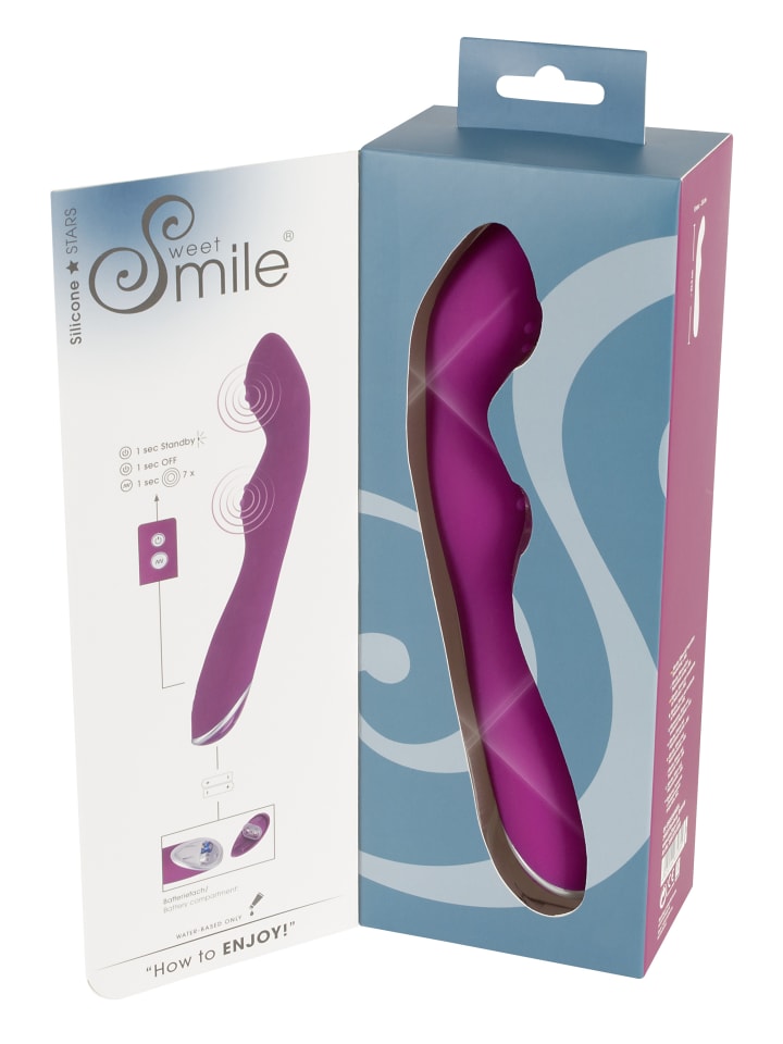 Sweet Smile A- und G-Punkt Vibrator A & G-Spot Vibrator in lila günstig kaufen 23,5