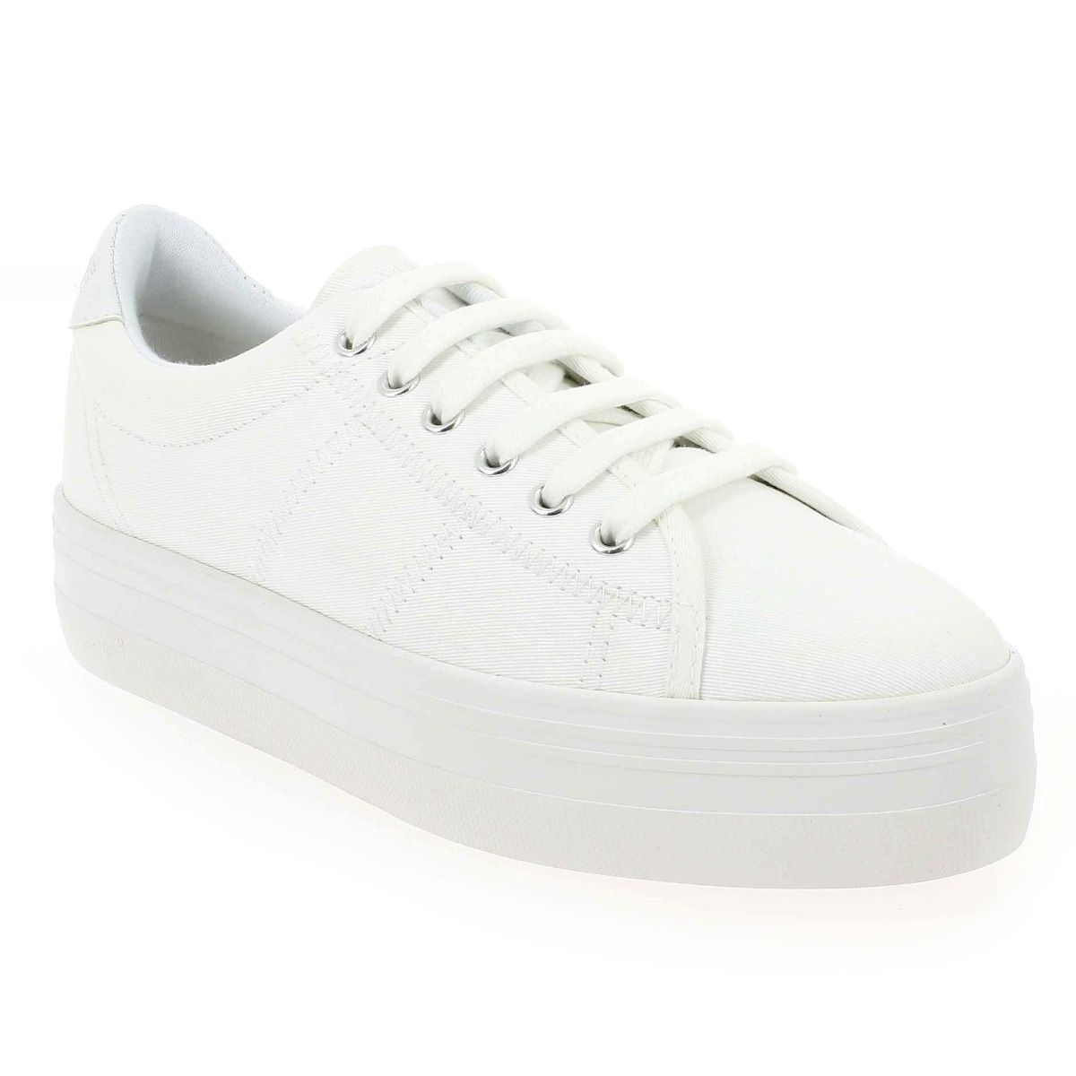 No Name  PLATO SNEAKER CANVAS - Blanc