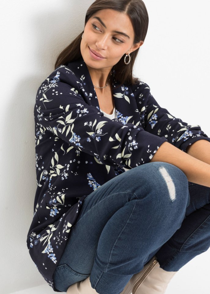Bedruckter Longblazer