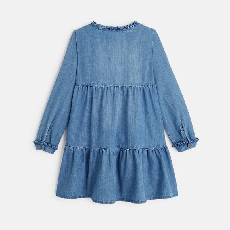 Robe denim light Chipie bleue fille