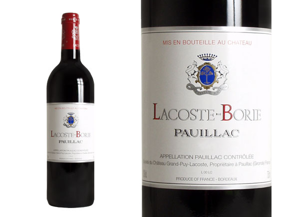 Lacoste-Borie Rouge 2005, Second Vin de Château Grand-Puy Lacoste Bordeaux Pauillac
