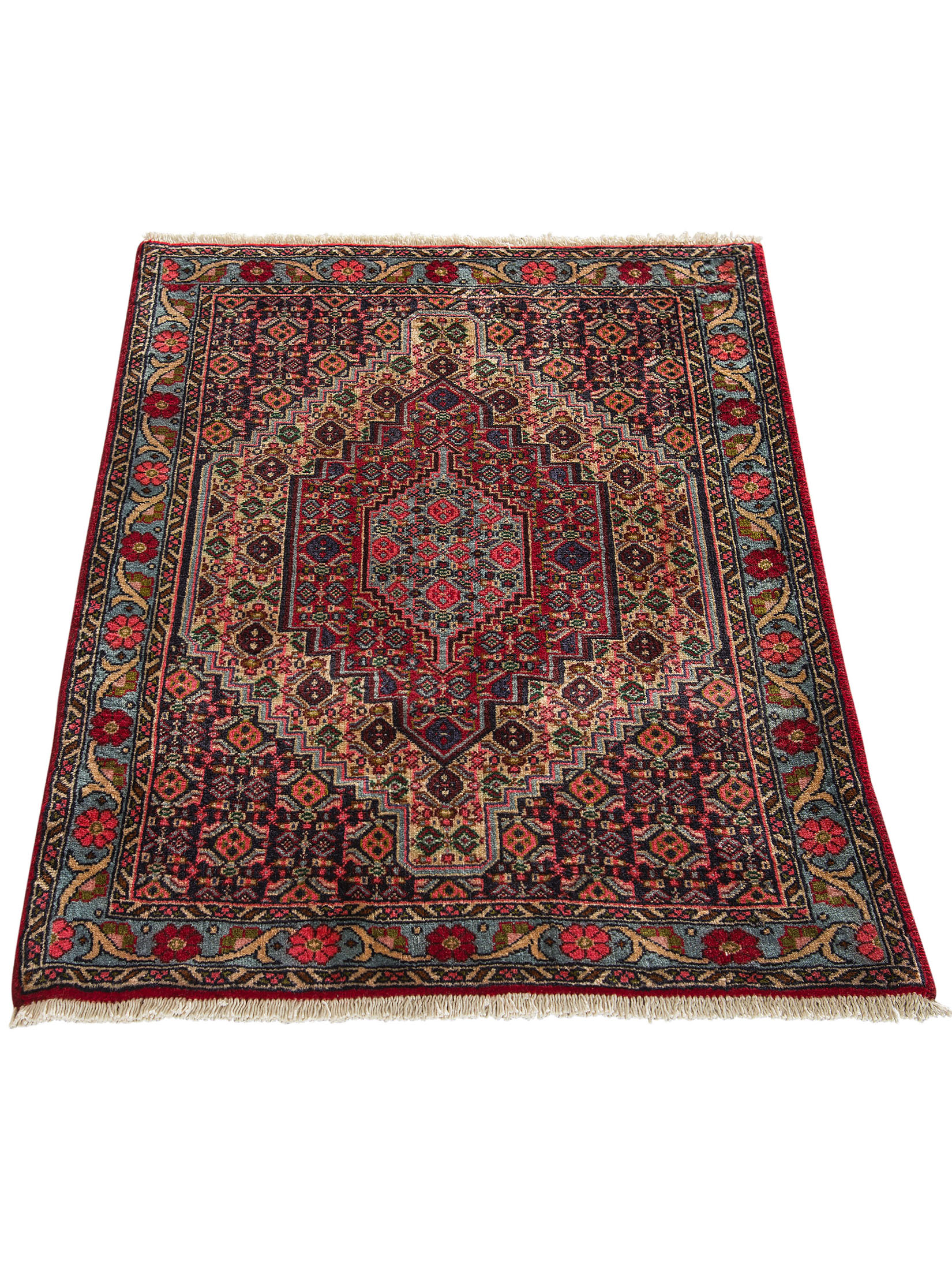 Senneh ca. 74 x 105 cm, Unikat / Einzelstück