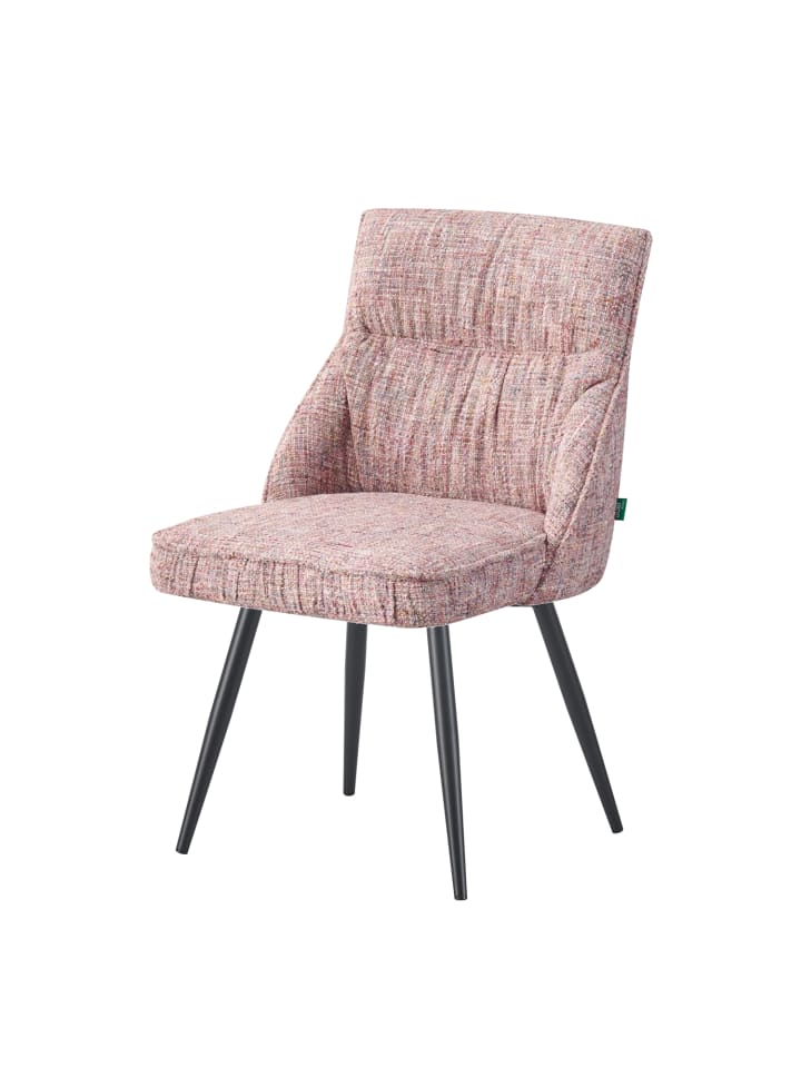 DUBI Möbel 2er-Set: Drehstuhl ALESSIA in Rosa - (B)49 x (H)83 x  (T)62 cm günstig kaufen onesize