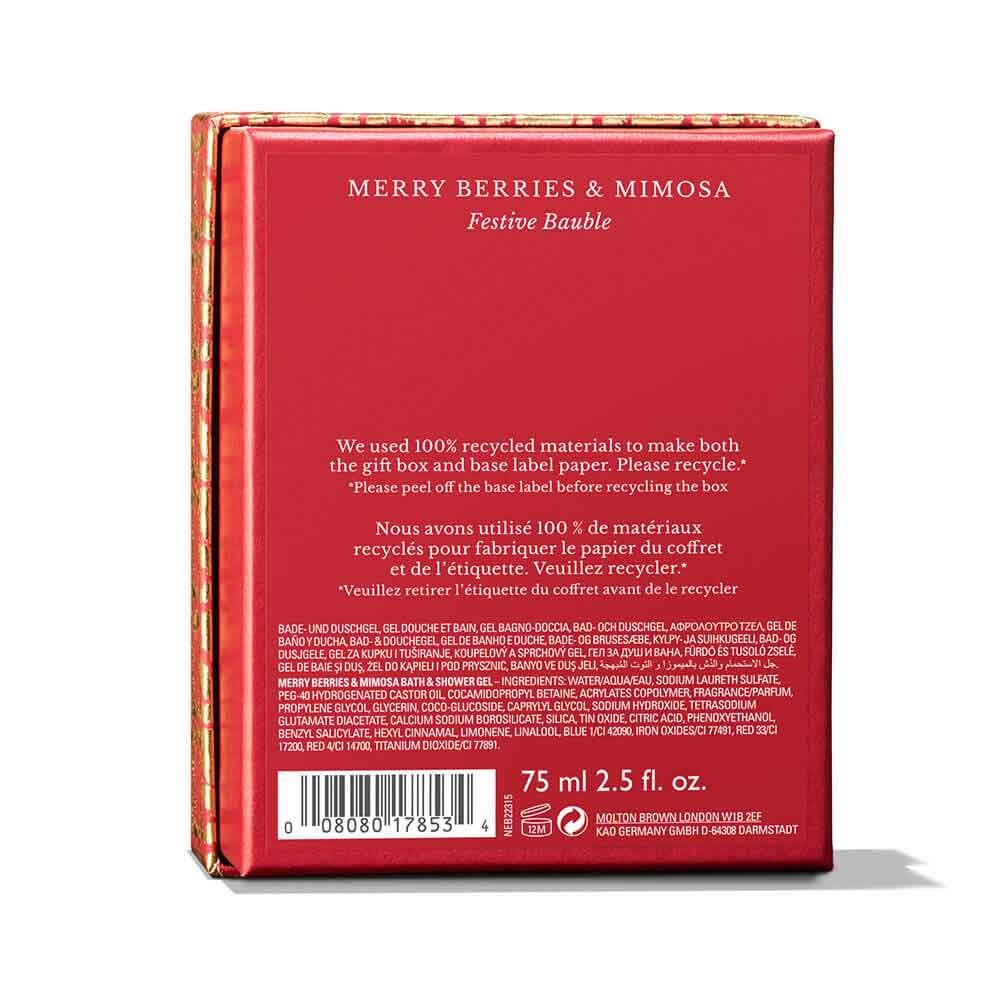 Molton Brown Festliche Limited Editions Merry Berries & Mimosa Christbaumkugel