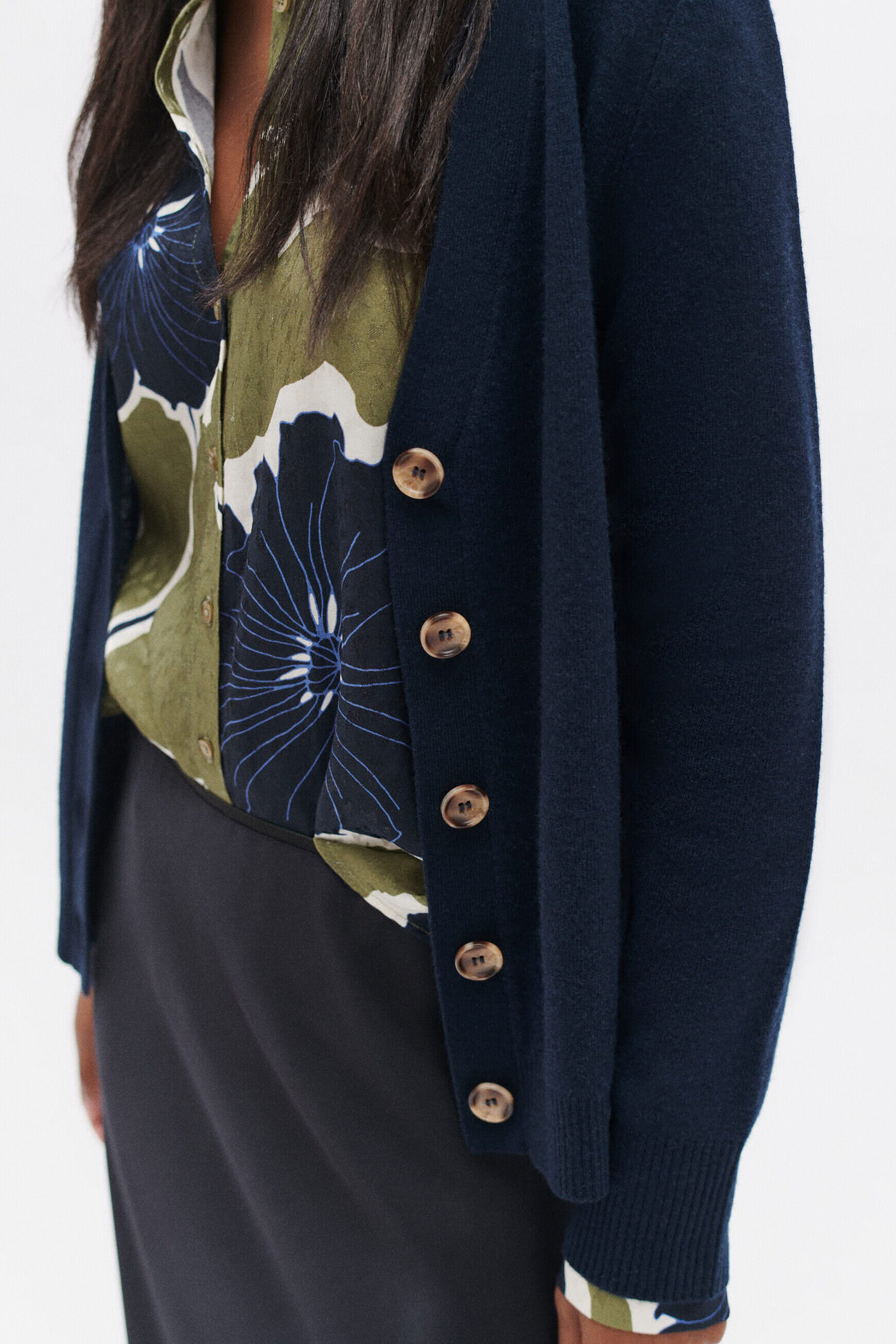 Pull marika bleu marine femme