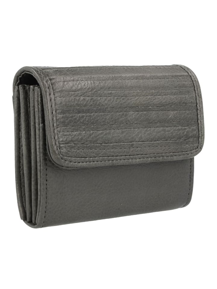 FREDs BRUDER Enna Geldbörse Leder 12 cm in anthracite günstig kaufen onesize