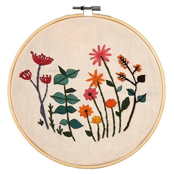 BLATT &  BLÜTE DIY STICKRAHMEN-SET