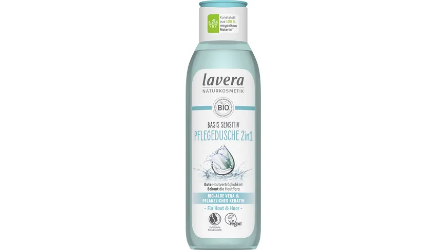 lavera BASIS SENSITIV Pflegedusche 2in1 250 ml