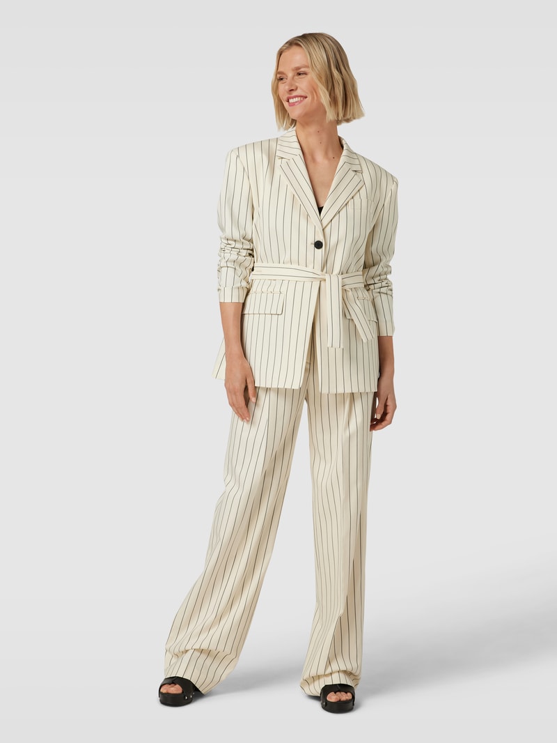 Blazer mit Streifenmuster Modell 'AEVA' in offwhite