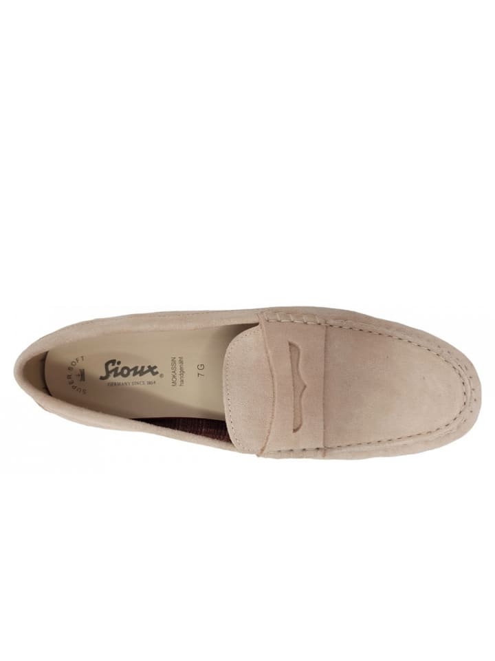 Sioux Mokassin Carmona  in Beige günstig kaufen