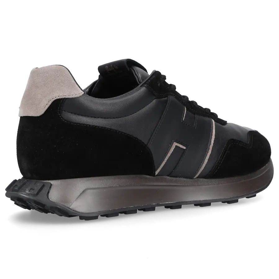 Hogan - Sneaker low H601 Veloursleder - schwarz