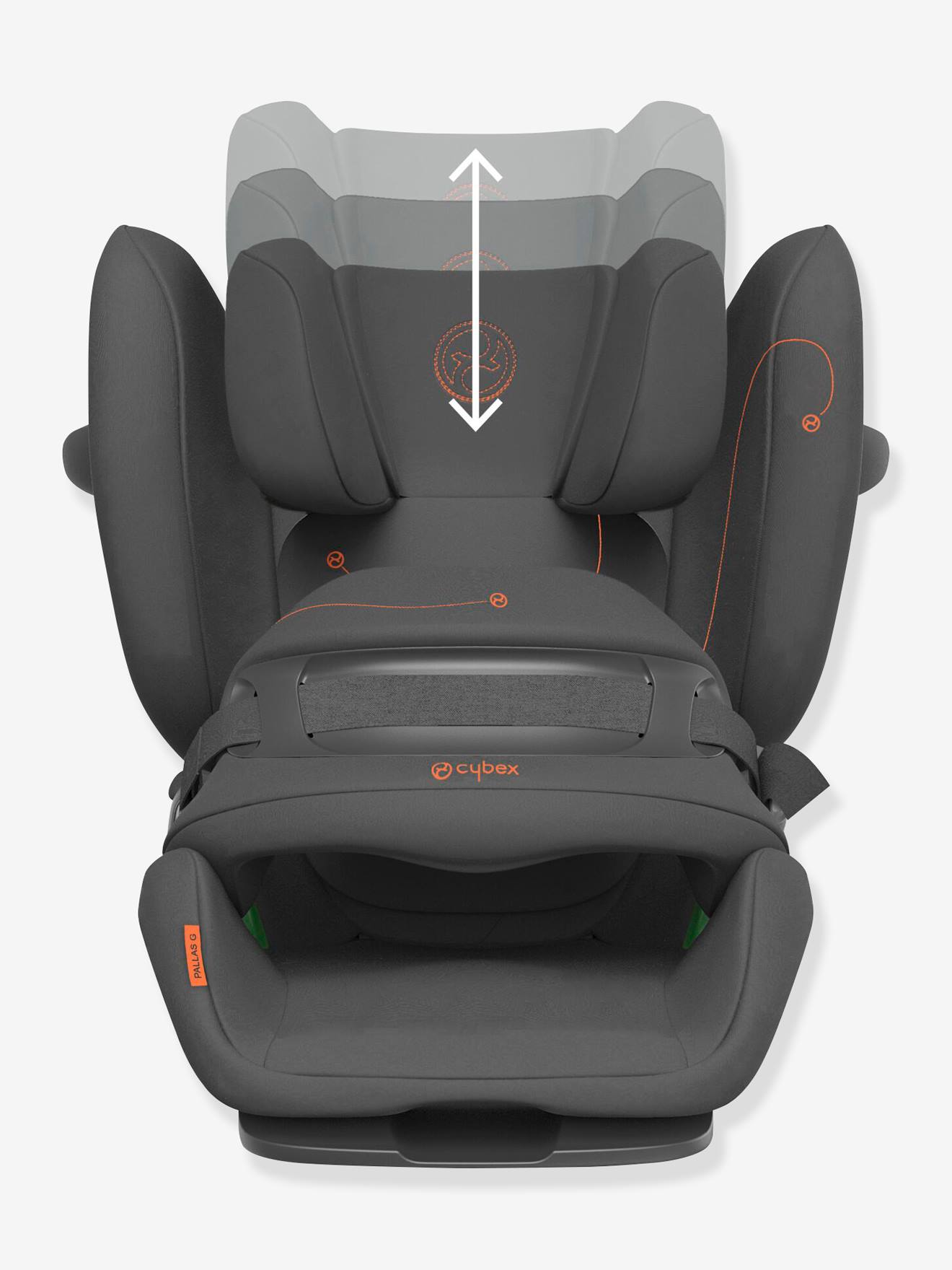 Cybex Kindersitz Gr. 1/2/3 PALLAS G I-SIZE CYBEX, 76-150 cm - anthrazit