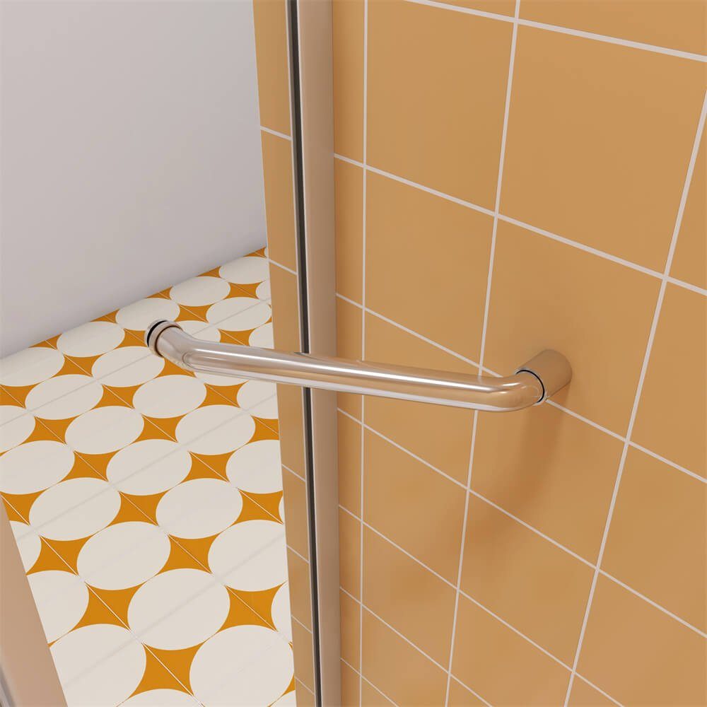 duschspa Badewannenaufsatz 100x140cm Badewannenaufsatz Drehwand Glaswand Duschwand Dusche Glas, Einscheibensicherheitsglas, Sicherheitsglas, (Set), Breite 100cm, Glas