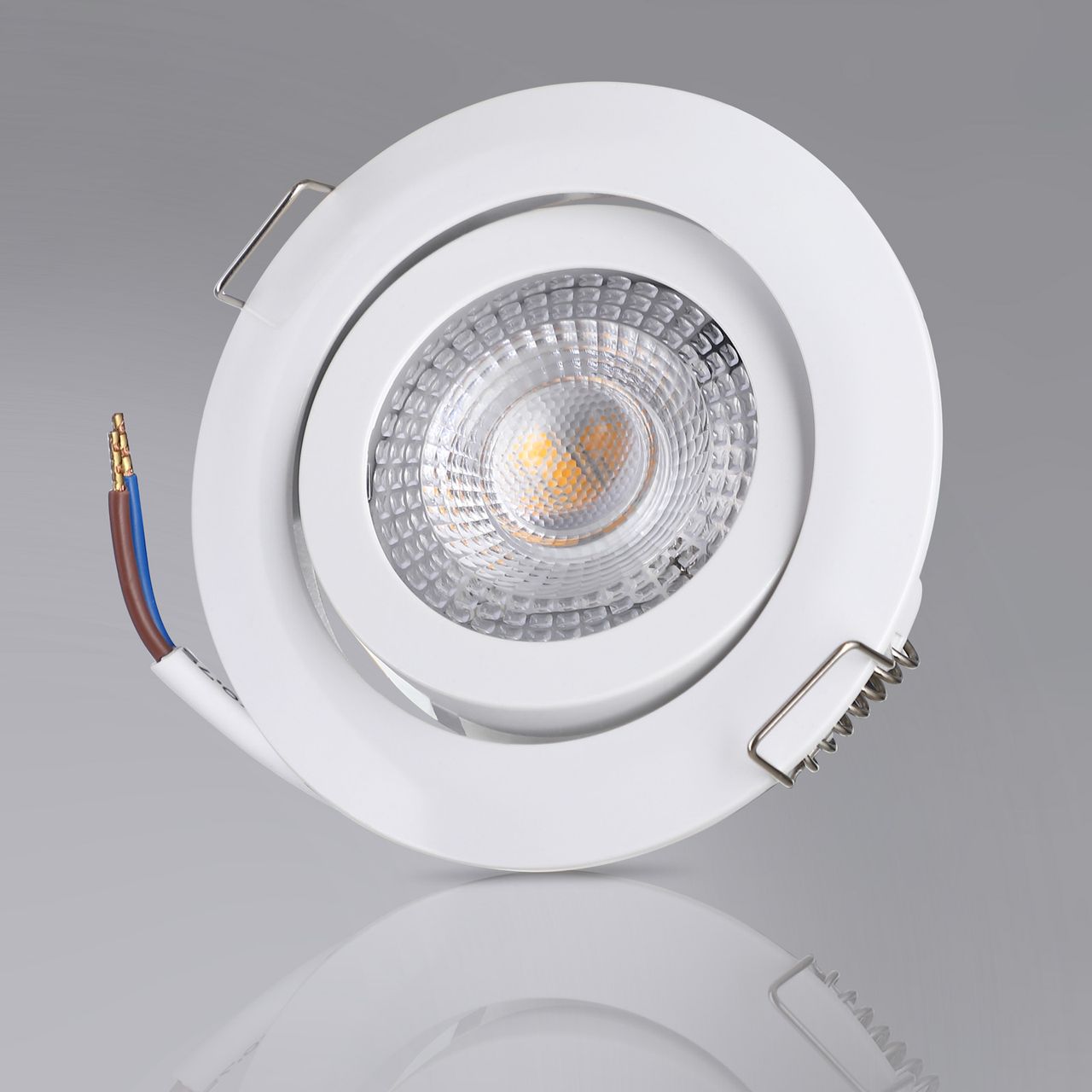 DEUBA monzana® LED Einbauleuchte Krog 6er-Set Weiß