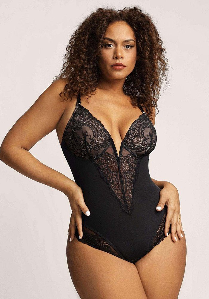 Lovolotti Shaping-Body mit Bauchweg Effekt LO-L72 (Figurformende Body Shaper) Shaping und Push Up Effekt