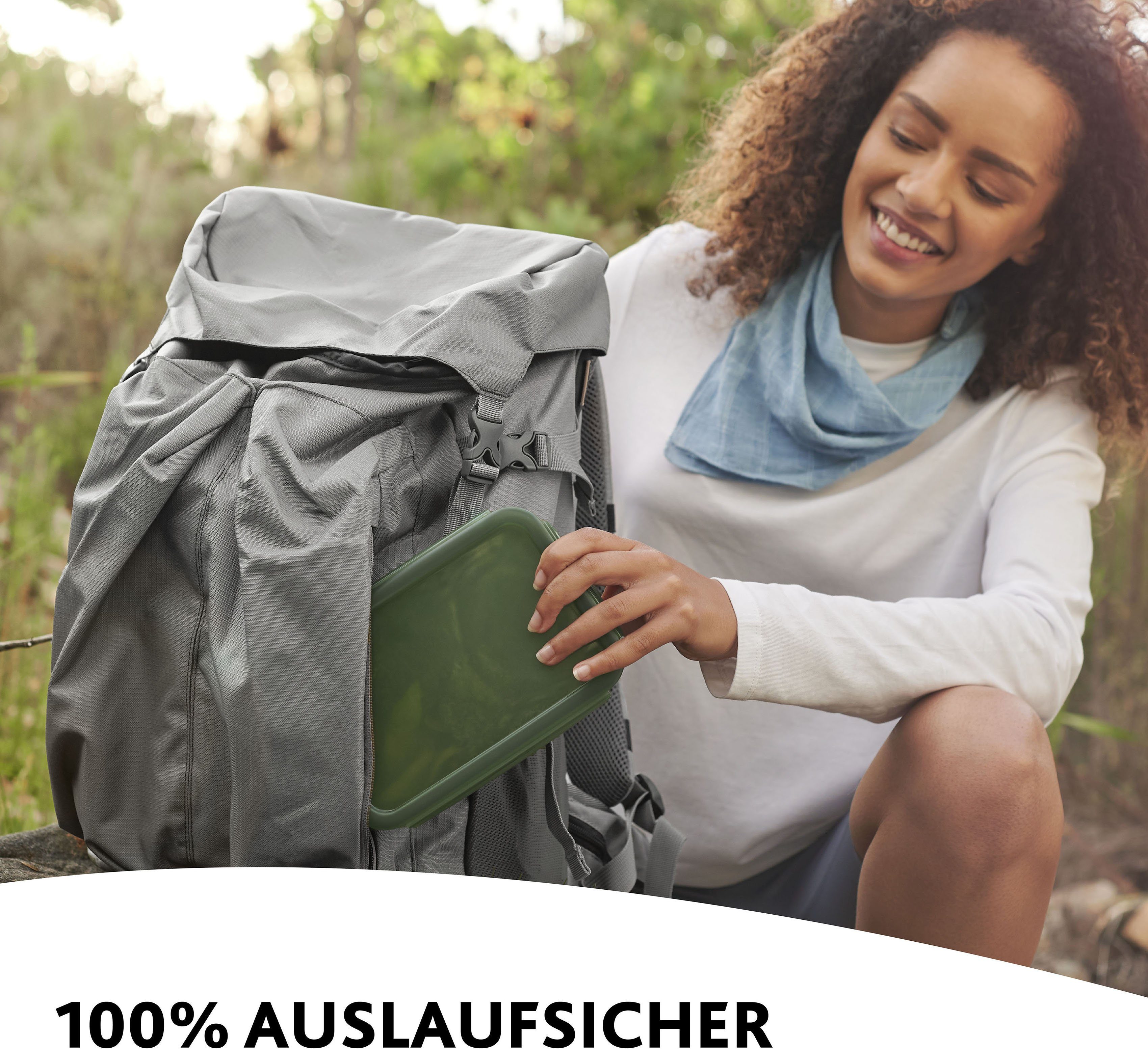 Emsa Frischhaltedose N11706 Clip & Close Eco, Polyprophylen (PP), (Set, 4-tlg), dicht/hygienisch/ mikrowellen-, gefriergeeignet