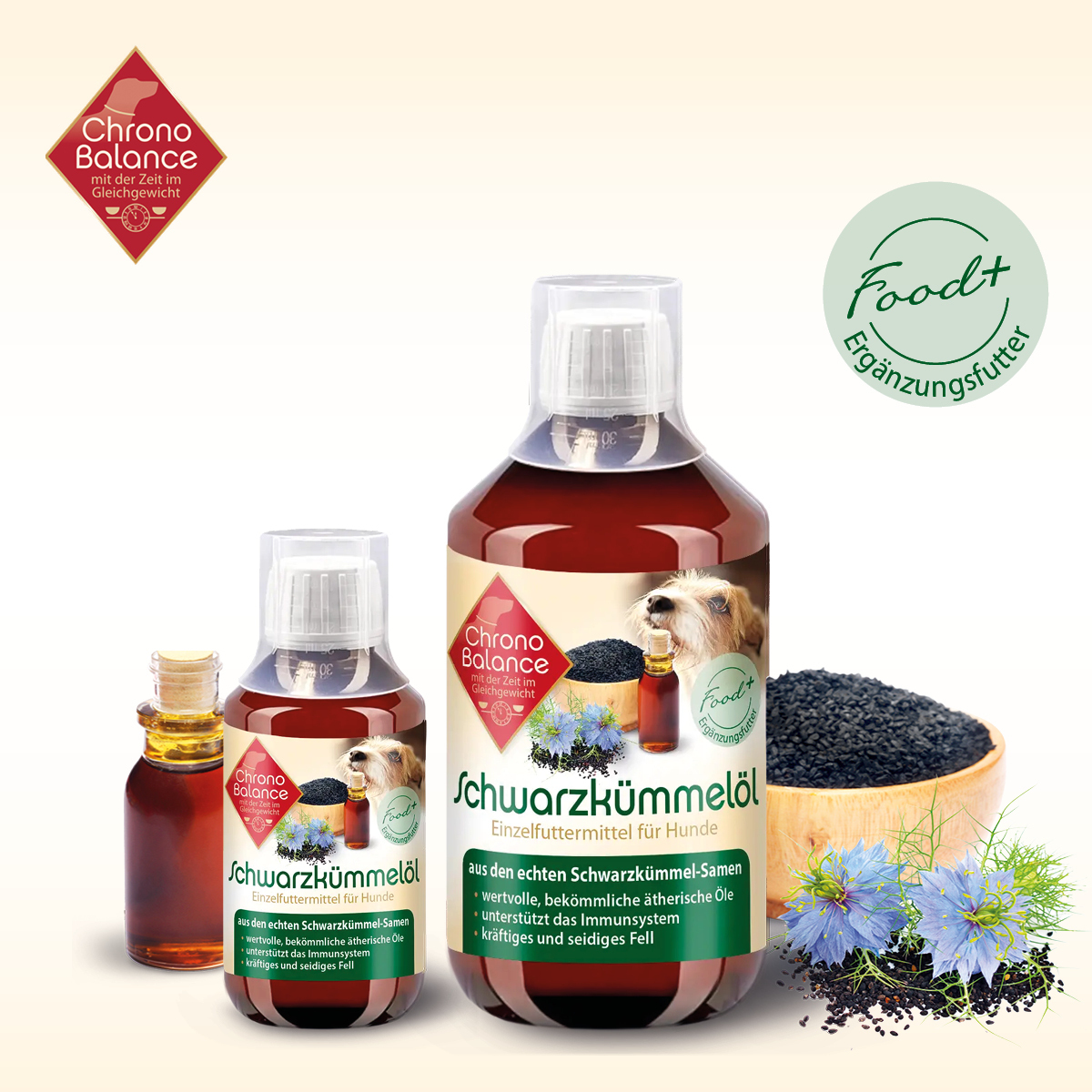 ChronoBalance Ergänzungsfutter & Aufzucht ChronoBalance Schwarzkümmelöl 100 ml