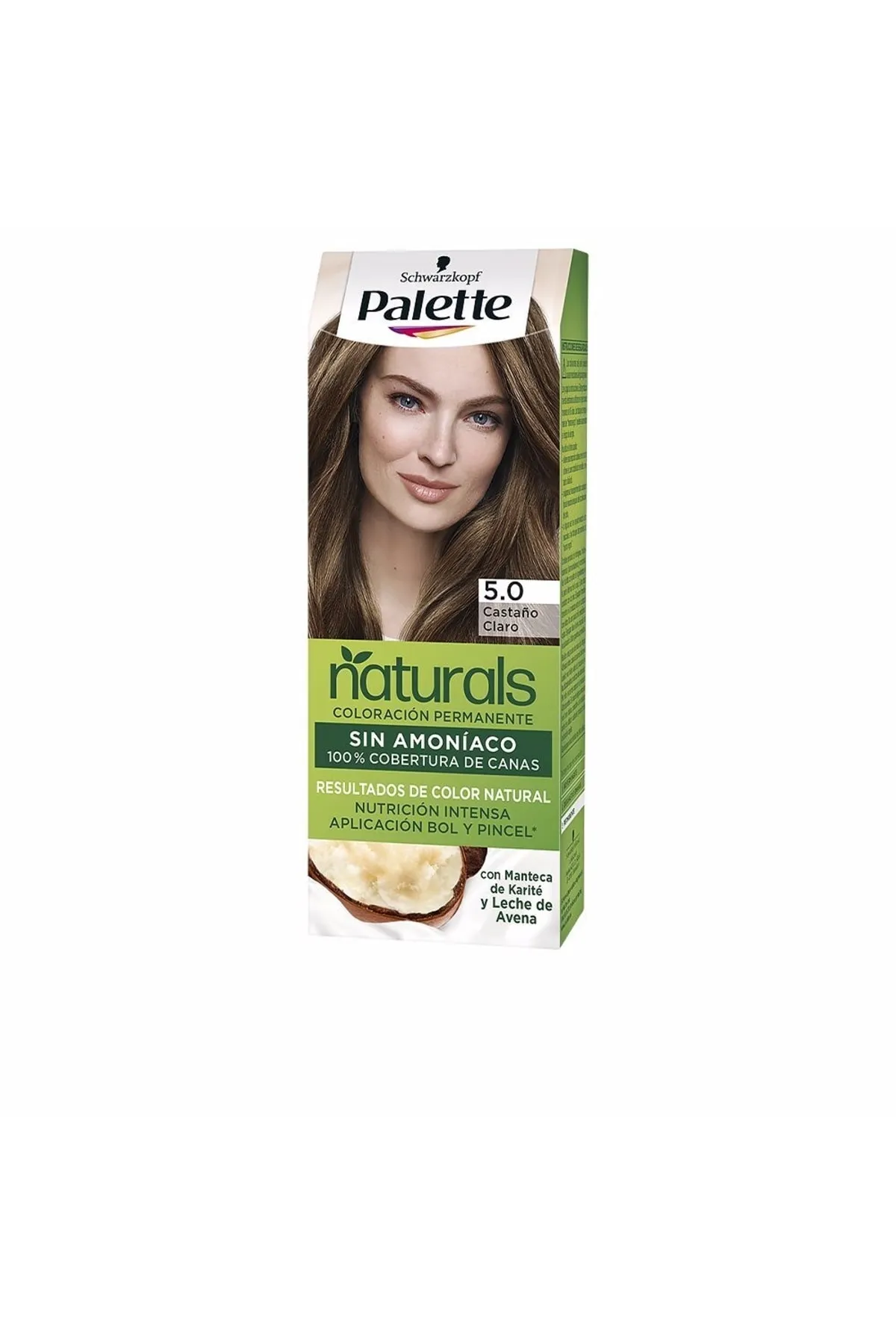 Palette  Natural Tinte #5.0-castaño Claro Palette