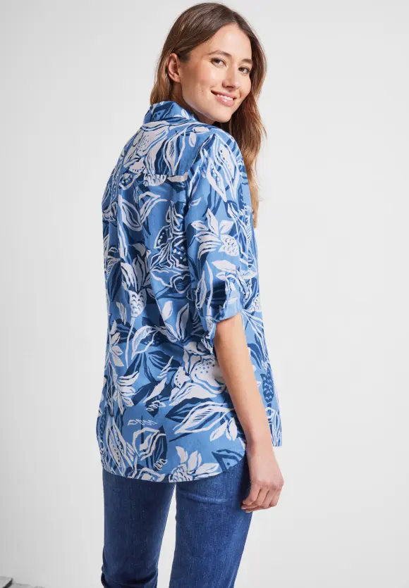 CECIL Leinenmix Longbluse