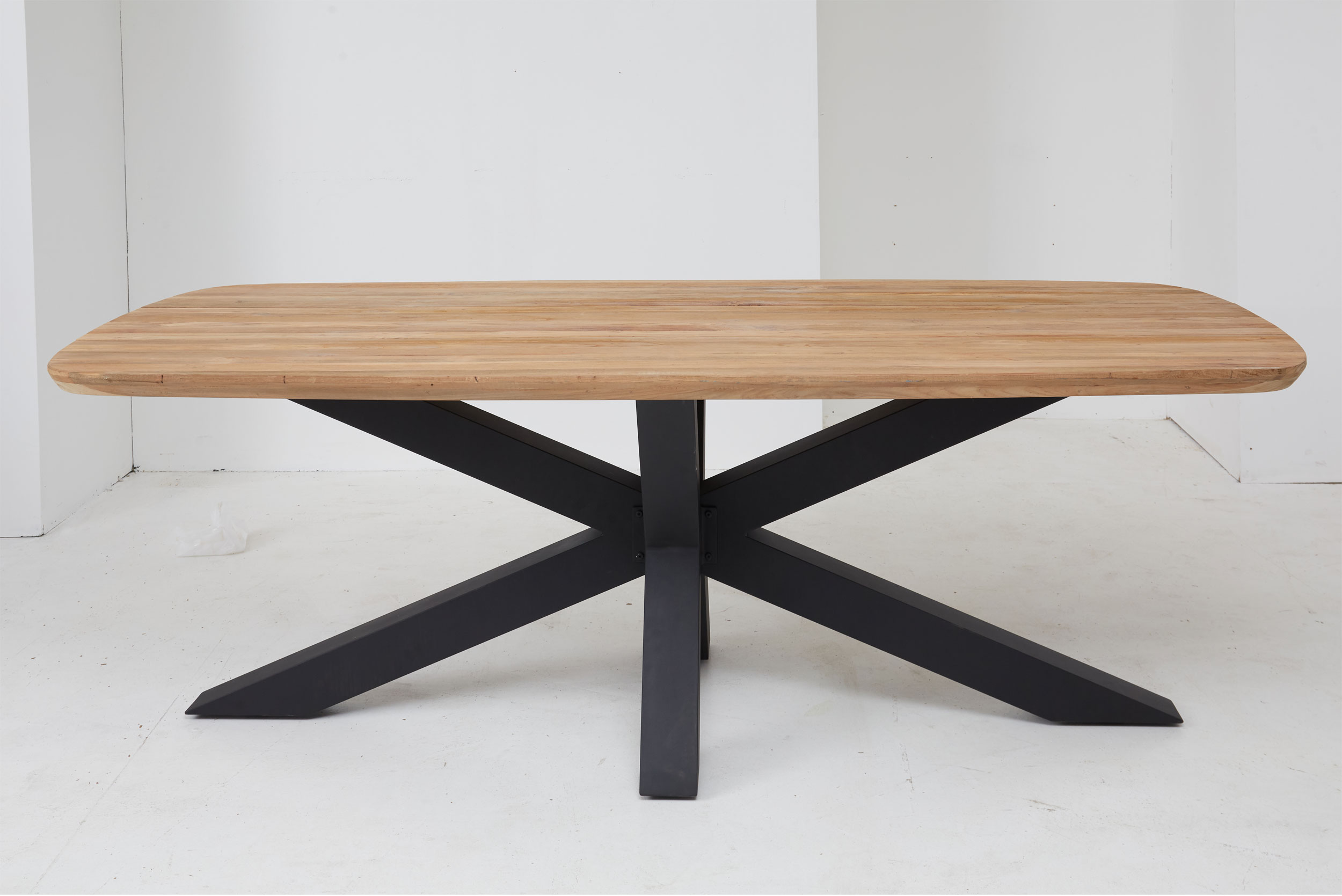 OUTDOORGartentisch Teak X-Fuß