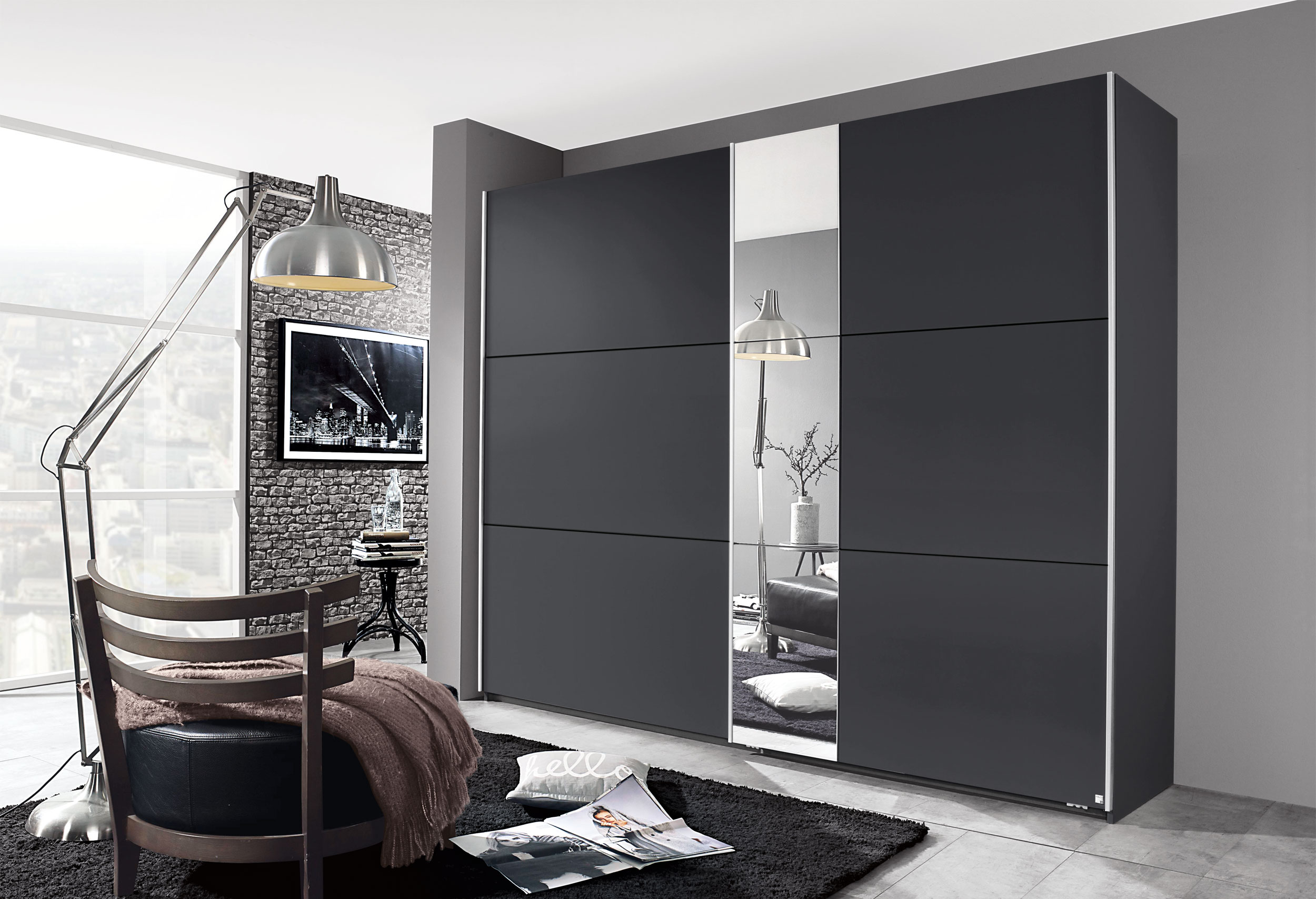 Schwebetürenschrank 2-trg.