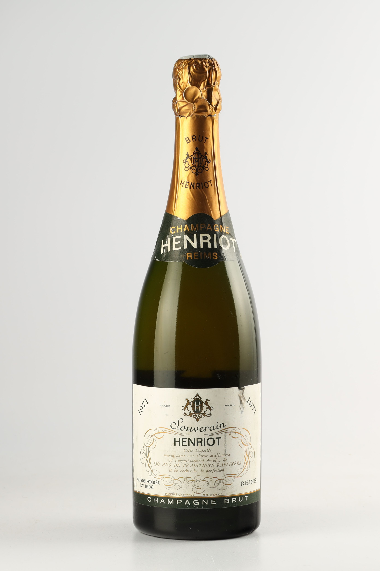 Henriot Brut Souverain 1971, Champagne