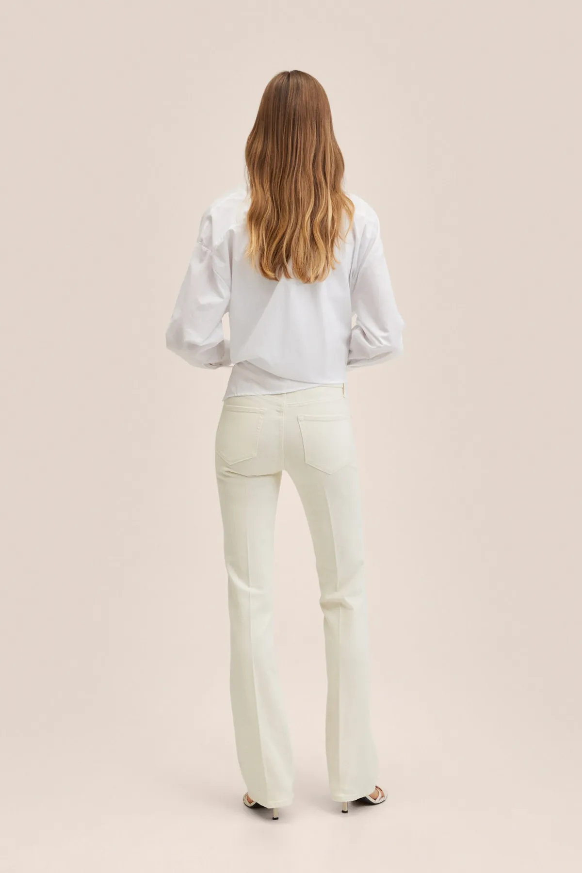 MANGO  27013267 Damen/Mädchen Ecru