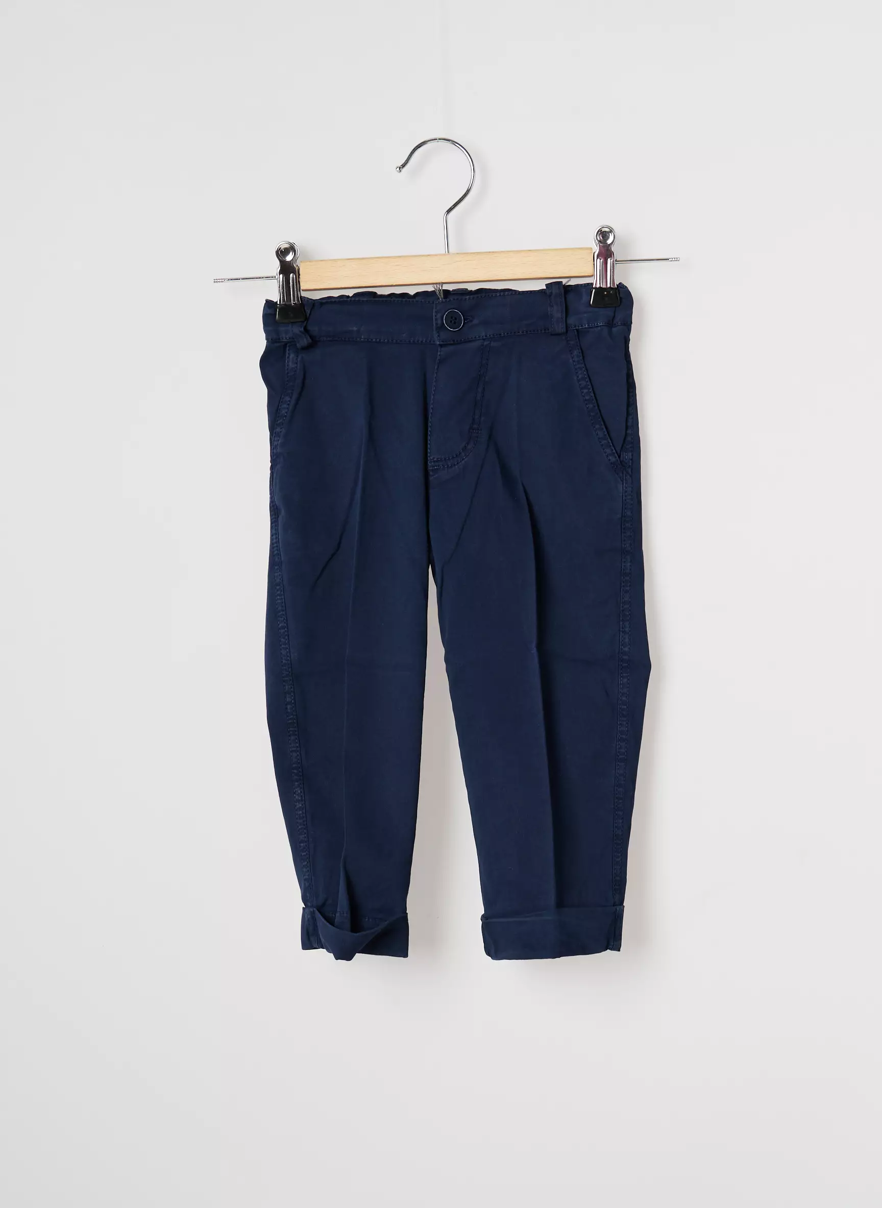J O Milano Pantalons Droits Garcon couleur bleu