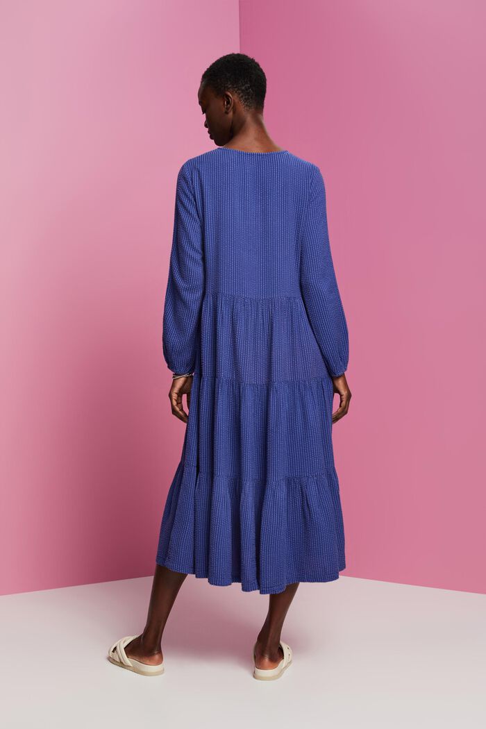 Seersucker-Strandkleid