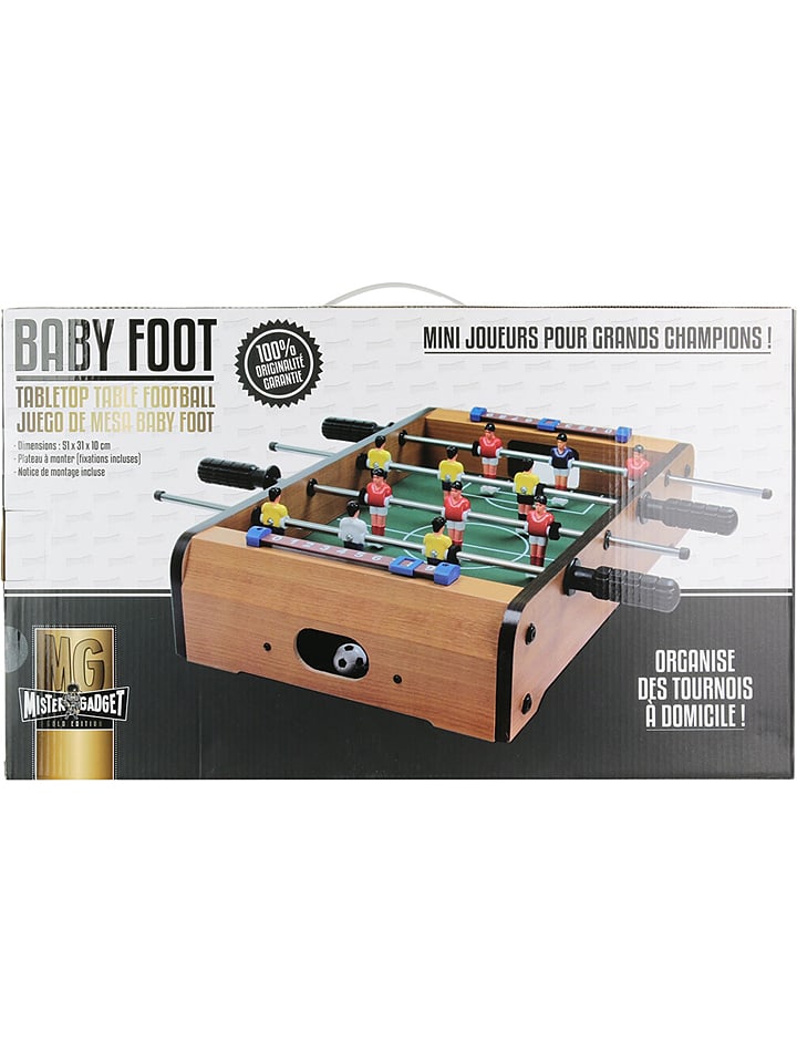 The Home Deco Kids Mini-Tischkicker in Braun - (B)51 x (H)10 x (T)31 cm günstig kaufen onesize