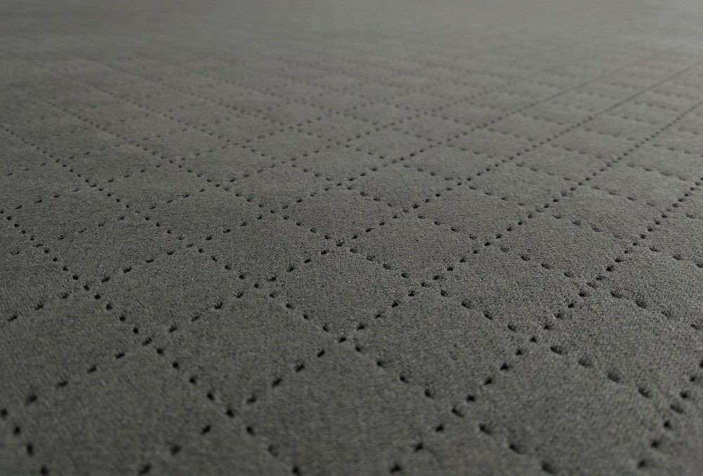 Klappmatratze für VW T5 T6 T6.1 Multiflexboard, MatratzenL.A.B®, (Air System, 8 cm Kaltschaumkern), Härtegrad H3 fest, Alcantara Polsterstoff, versteppt