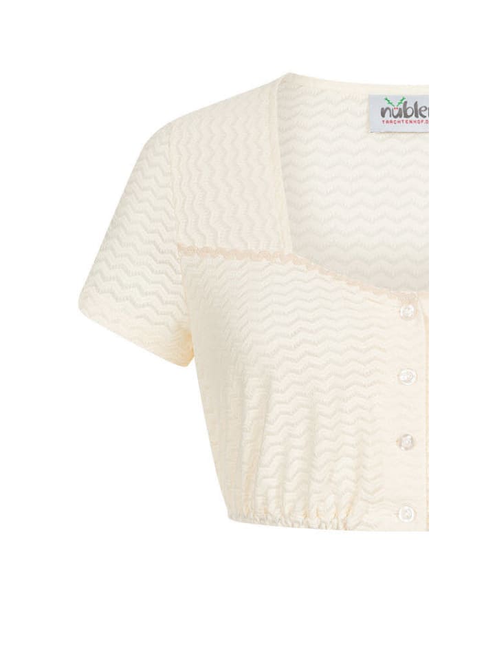 Nübler Dirndlbluse kurzarm Amelie in Creme günstig kaufen