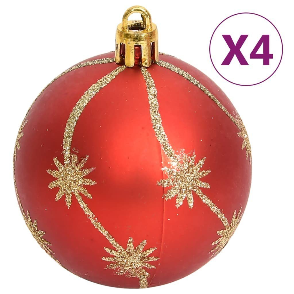 vidaXL Christbaumschmuck 108-tlg. Weihnachtskugel-Set Golden und Rot (1-tlg)