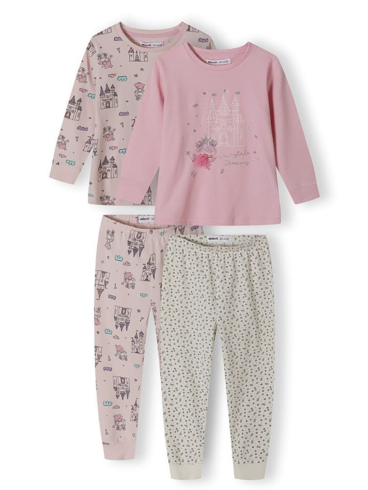 Minoti 2er-Set: Nachtwäsche 20pj20 in hellpink günstig kaufen