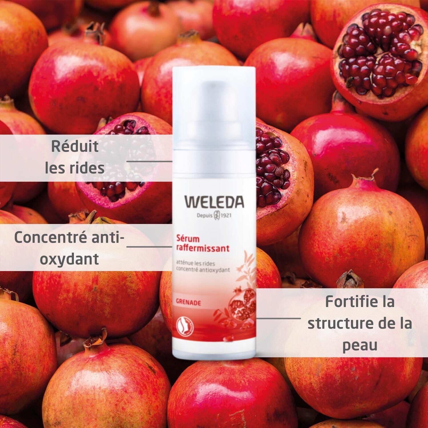 Weleda Grenade Sérum Raffermissant - Action Anti-Âge et Antioxydante - 30 ml