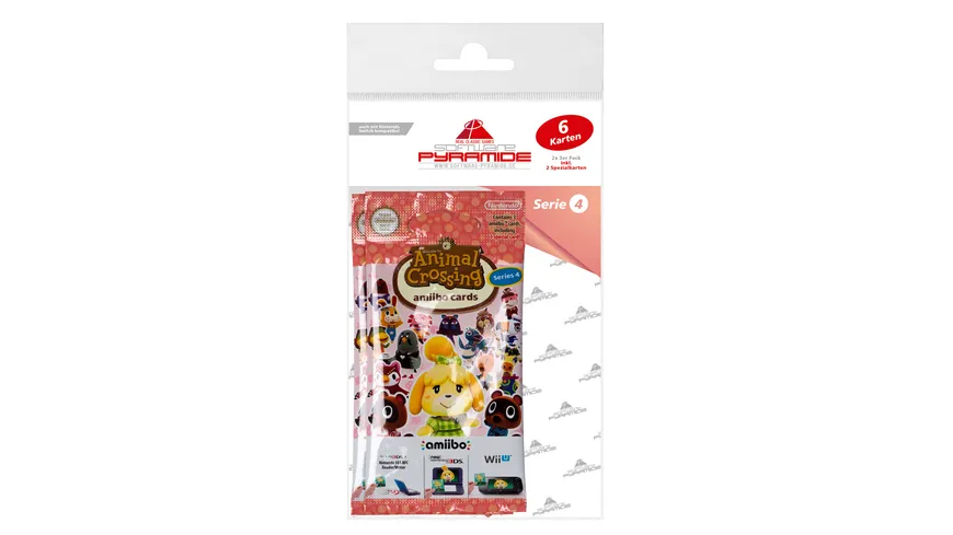 amiibo Animal Crossing - Serie 4 - 2x 3 Karten