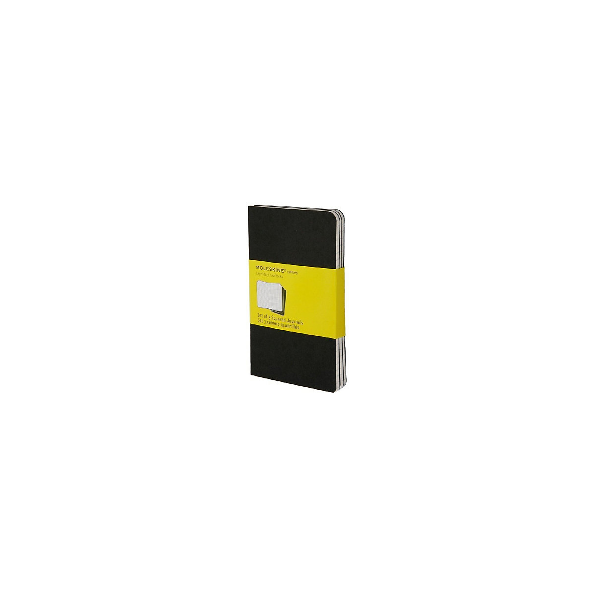 Moleskine Cahier A6, kariert, schwarz, 3er-Set