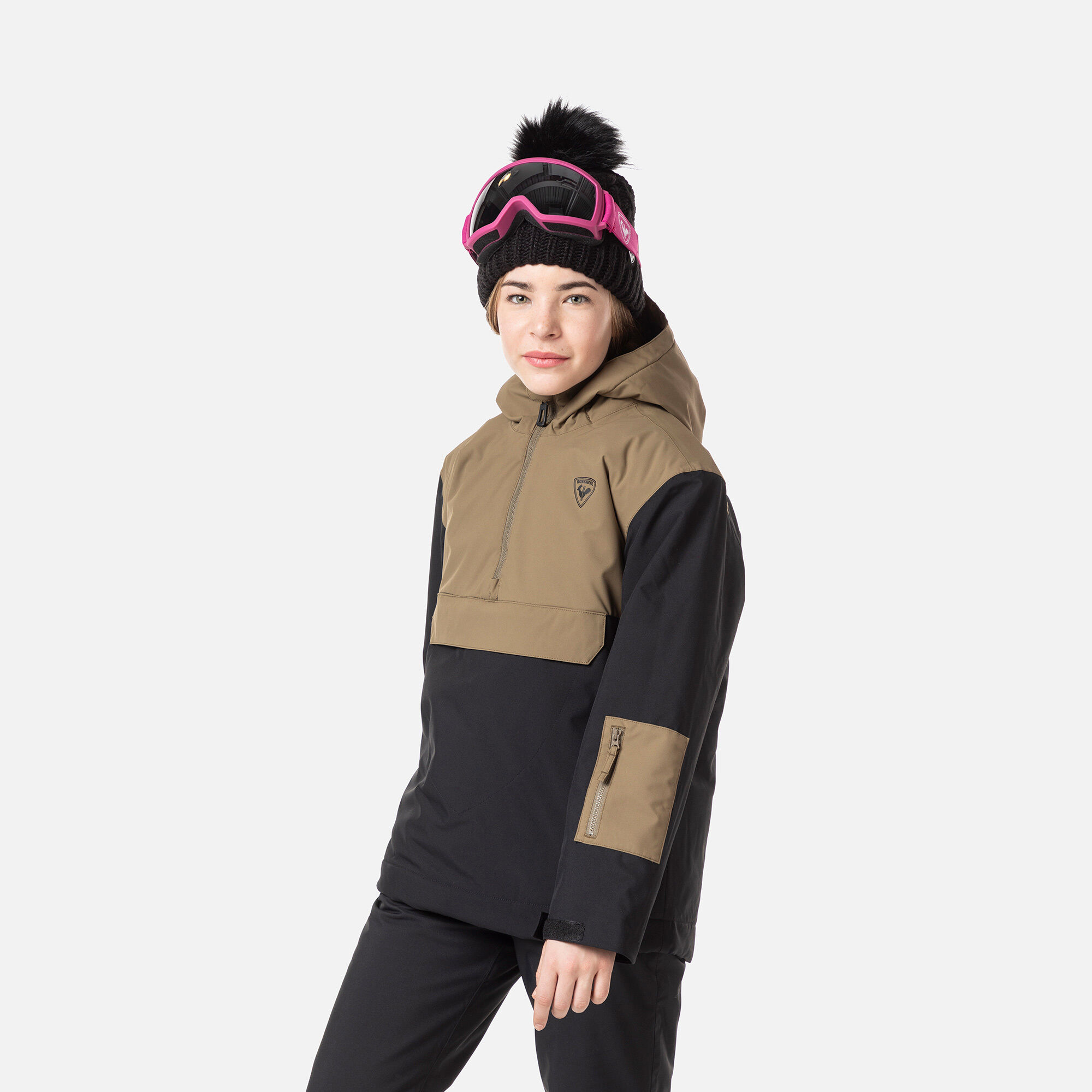 Veste anorak de ski Bicolor enfant