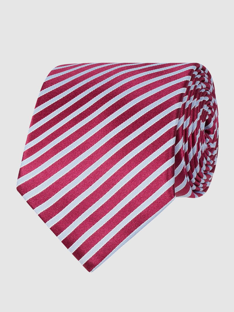 Krawatte aus Seide (7 cm) in fuchsia