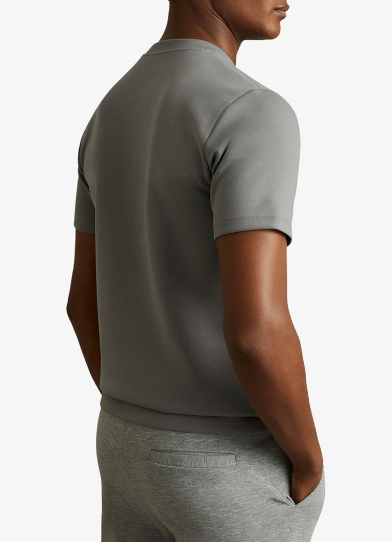 Tricou cu mânecă scurtă și guler rotund Reiss Bradley