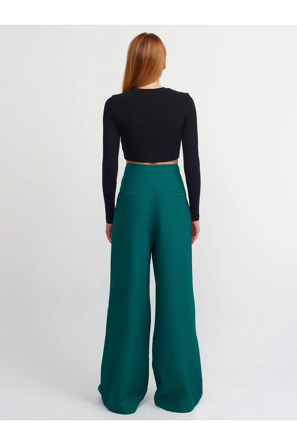 Dilvin  Hose - Grün - Wide Leg