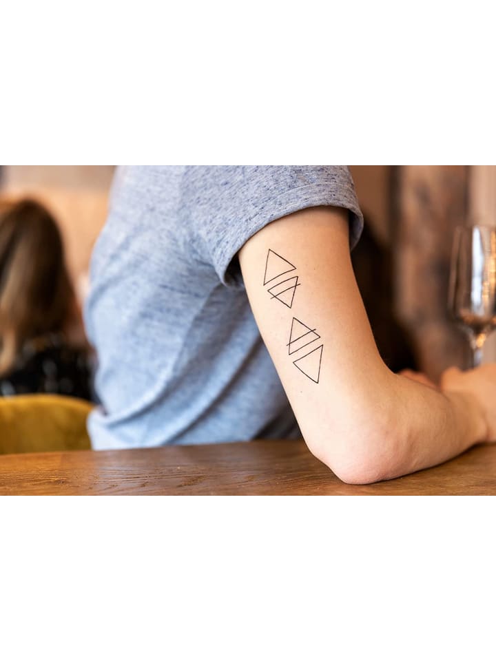Bic BodyMark by | Temporäre Tattoo-Stifte für die Haut, 3 Farben   2 Schablonen günstig kaufen onesize