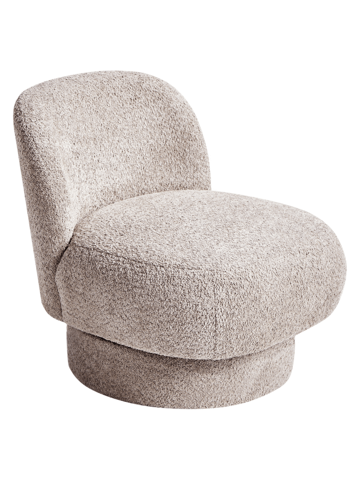 Beliani Sessel AYLO in Beige - (W) 60 x (H) 65 x (L) 70 cm günstig kaufen onesize