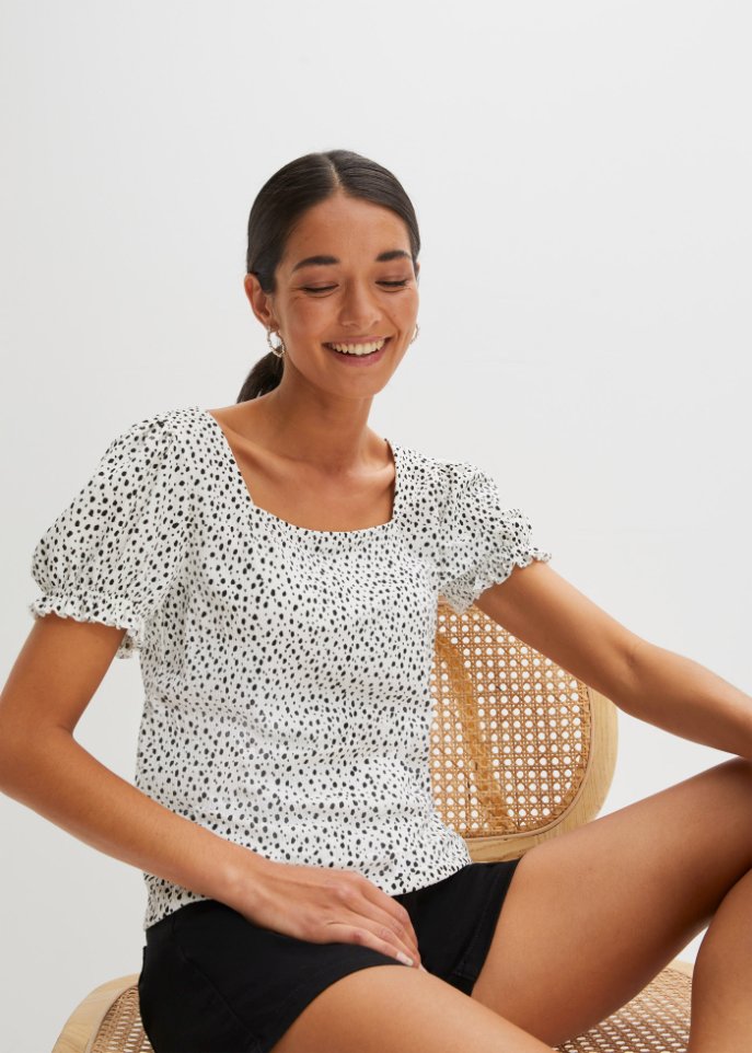 Crepe-Shirt