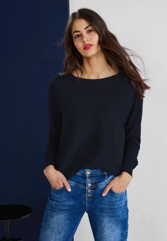 Street One Pullover in Unifarbe