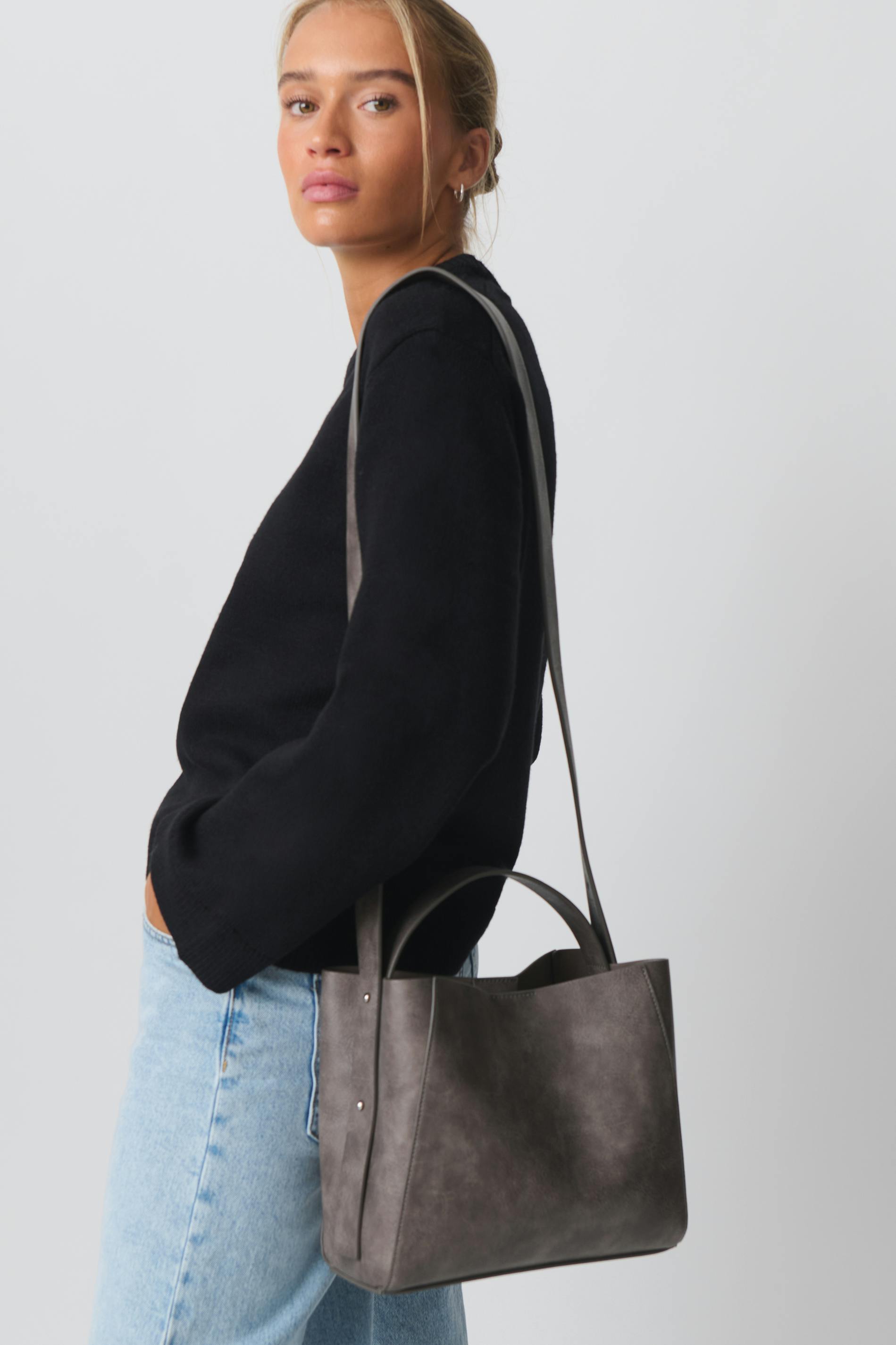 Pu midi bag