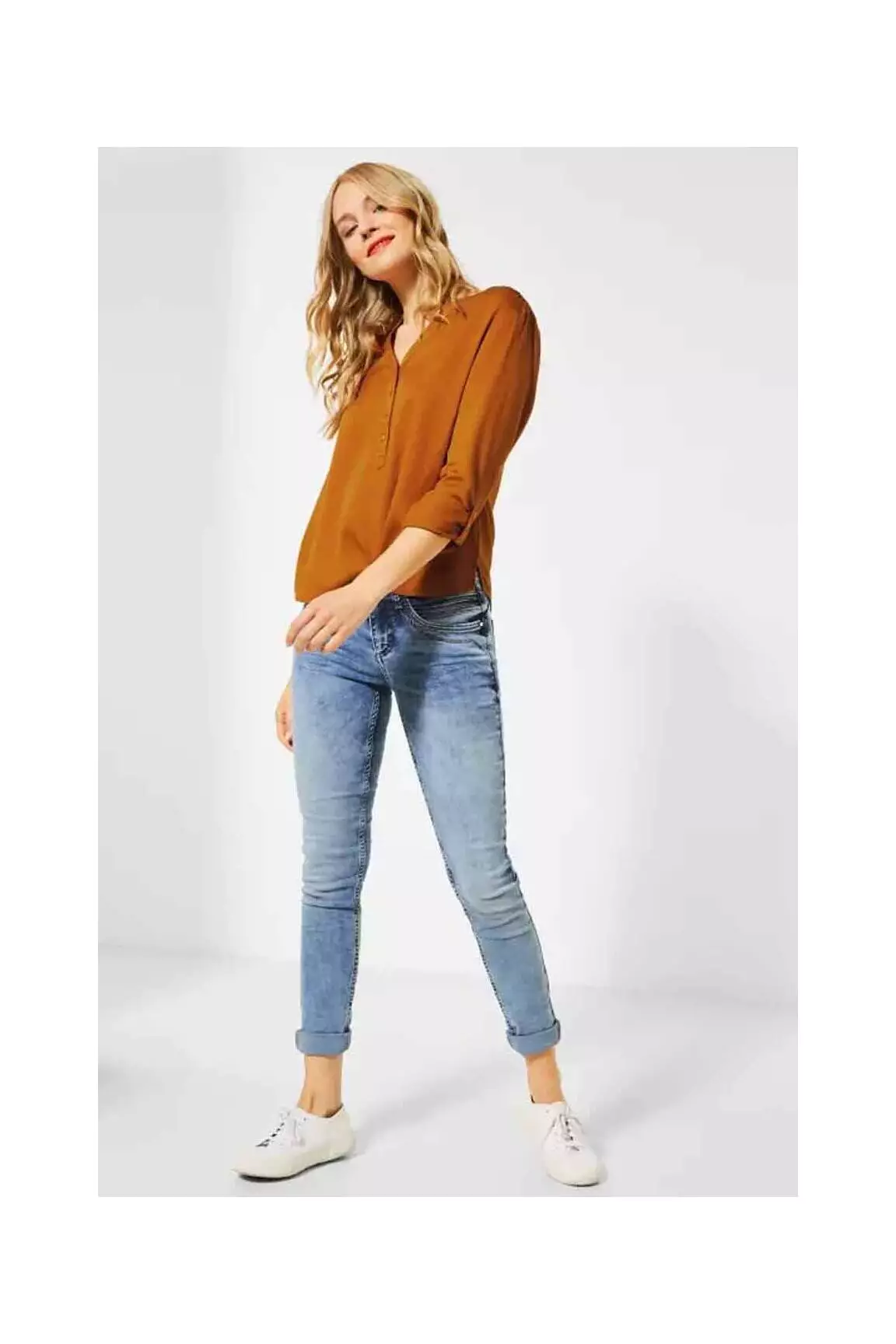 Street One Blouses Femme couleur marron
