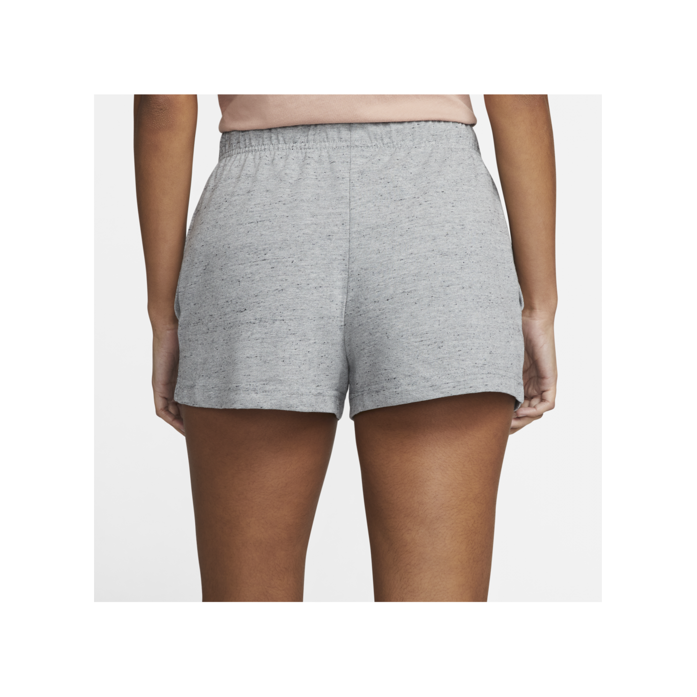 Nike Gym Vintage Short Damen Grau Weiss F063
