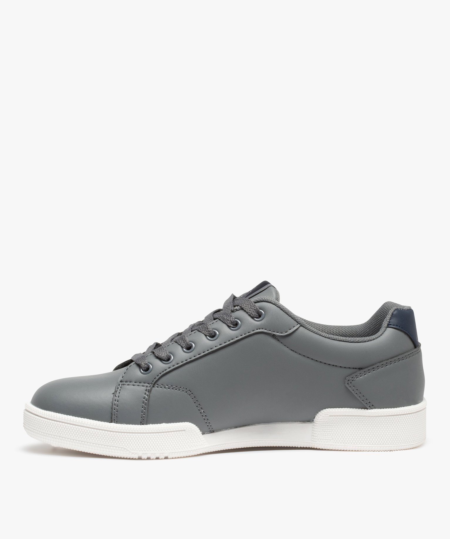 Baskets homme unies à lacets – Kappa gris | GEMO