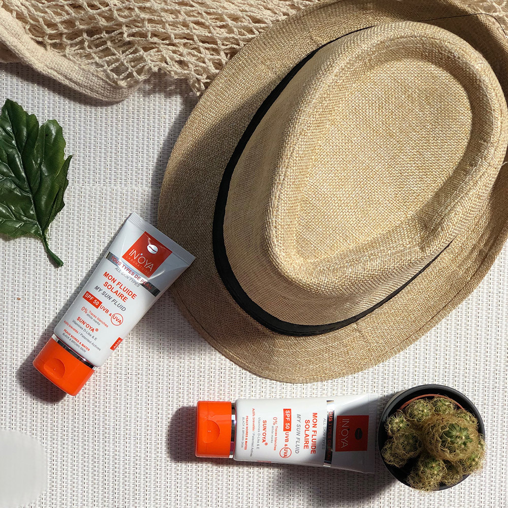 in'oya Mon Fluide Solaire SPF 50 Protection solaire visage